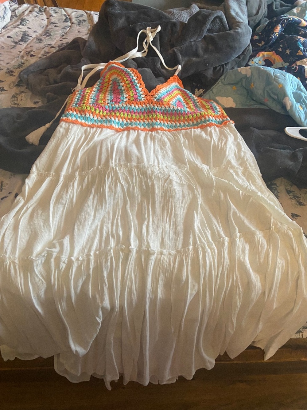 Crochet top long Dress